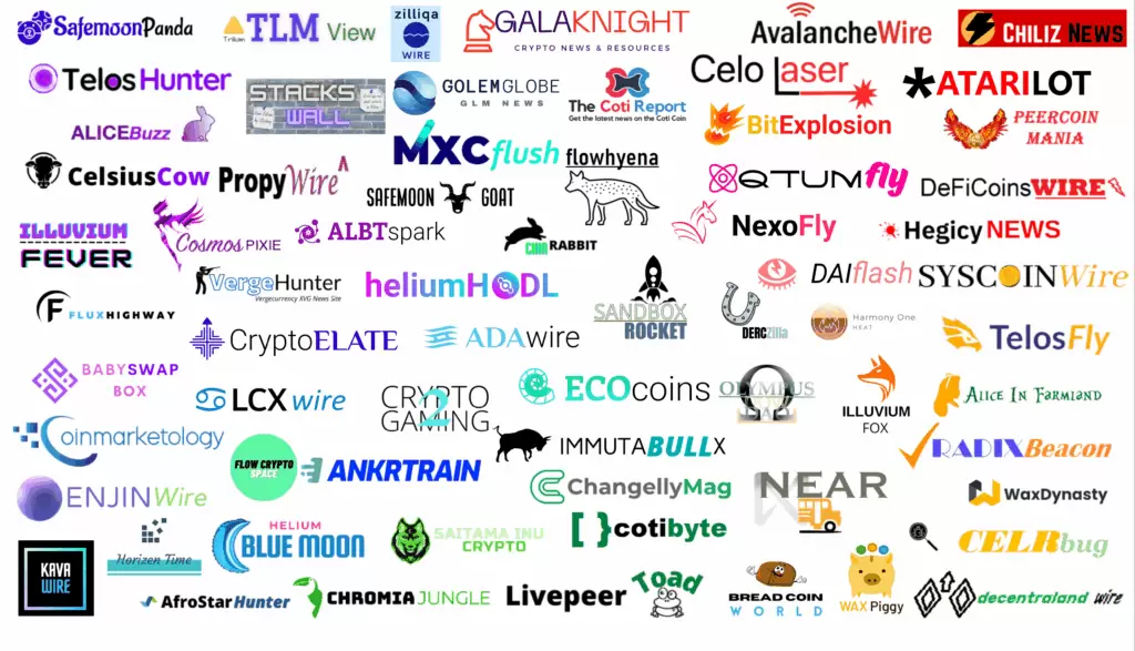 Crypto article publishing networks